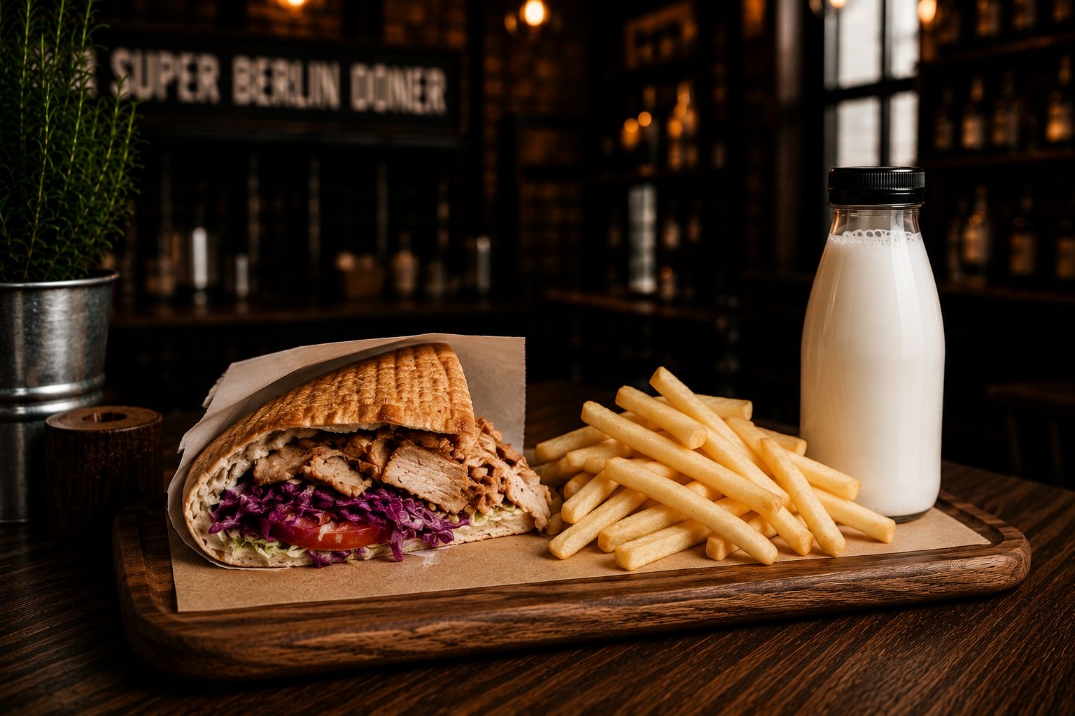 Chicken Döner Kebab Sandwich